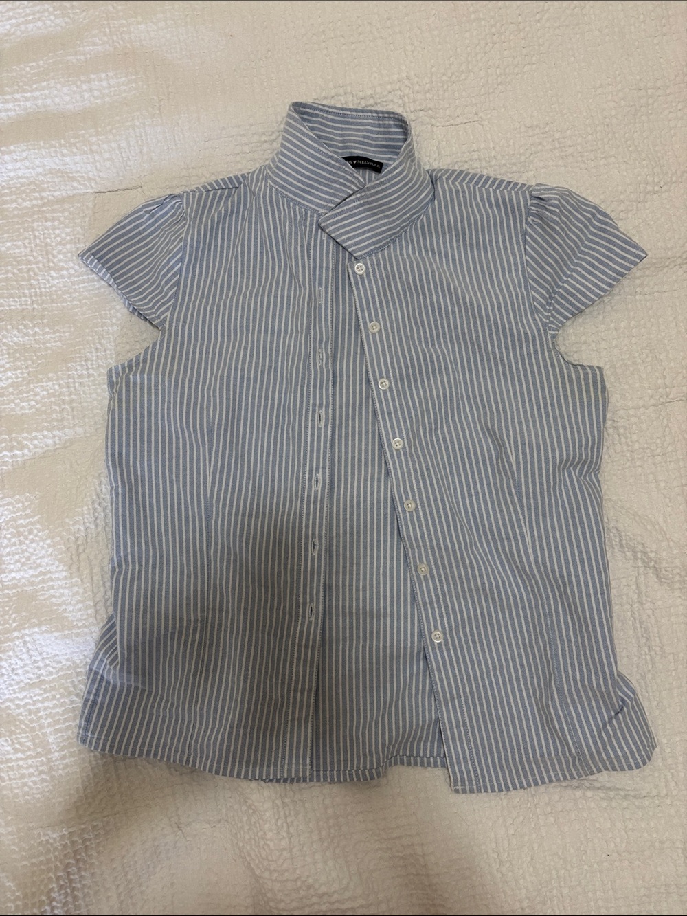 Brandy Melville Cap Sleeve Stripped Shirt